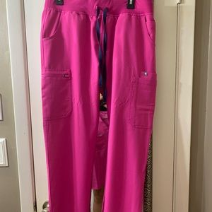 *limited edition* Electric pink figs scrub pants